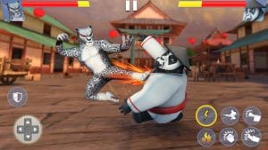 Kung fu animal fighting games wild karate fighter mod apk android 1.1.9 screenshot