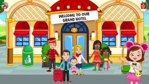 My town hotel games for kids mod apk android 1.05 screenshot