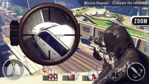 Sniper shot 3d call of snipers mod apk android 1.5.1 screenshot