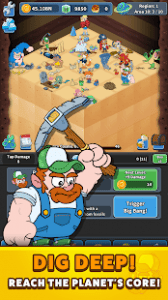 Tap tap dig 2 idle mine sim mod apk android 0.4.5 screenshot