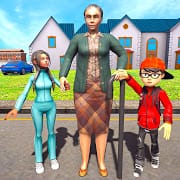 Virtual Rich Granny Simulator Happy Lifestyle MOD APK android 1.1