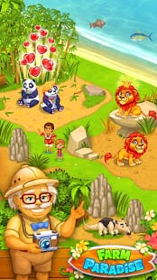 Farm Paradise Fun farm trade game at lost island MOD APK android 2 25 Farm Paradise Fun farm trade game at lost island MOD APK android 2 25