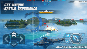 Pacific warships naval pvp mod apk android 1.0.86 screenshot