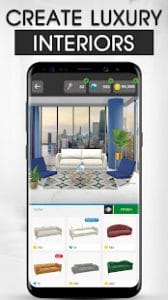 Home makeover interior design decorating games mod apk android 1.5 screenshot