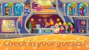 Hotelscapes grand hotel tycoon, cooking games mod apk android 1.0.14 screenshot