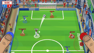 Soccer battle 3v3 pvp mod apk android 1.21.1 screenshot