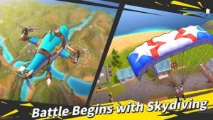 Battlefield royale the one mod apk android 0.4.6 screenshot