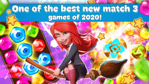 Charms of the witch magic mystery match 3 games mod apk android 2.45.0 screenshot