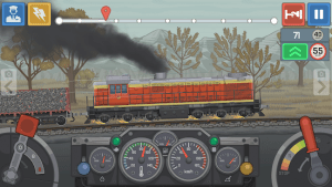 Train simulator 2d railroad game mod apk android 0.1.96 screenshot