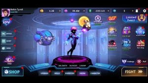Cyber fighters stickman rpg mod apk android 1.11.65 screenshot