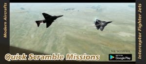 Air scramble interceptor fighter jets mod apk android 1.9.0.6 screenshot