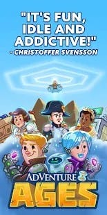 AdVenture Ages Idle Clicker MOD APK 1.14.0 Free Scientist Card 1 Adventure ages idle clicker mod apk1