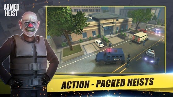 Armed heist shooting gun game mod apk1