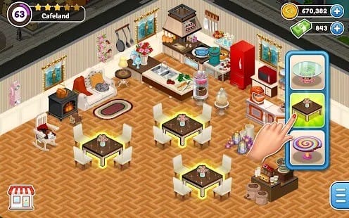 Cafeland world kitchen mod apk1