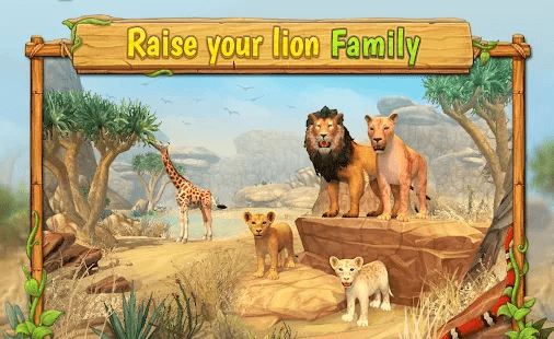 Lion family sim online animal simulator mod apk 4.2 free shopping