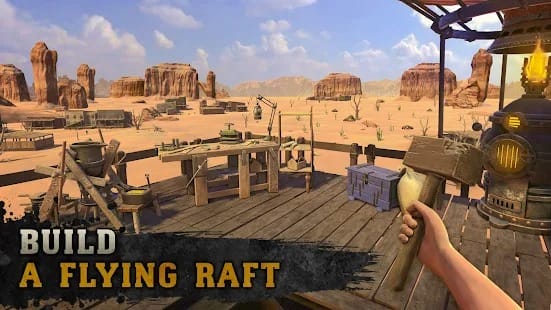 Raft survival desert nomad simulator mod apk1