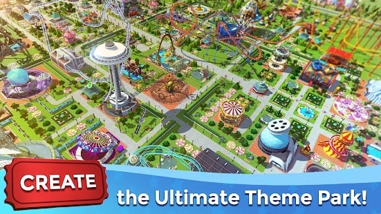 Rollercoaster tycoon touch build your theme park mod apk1