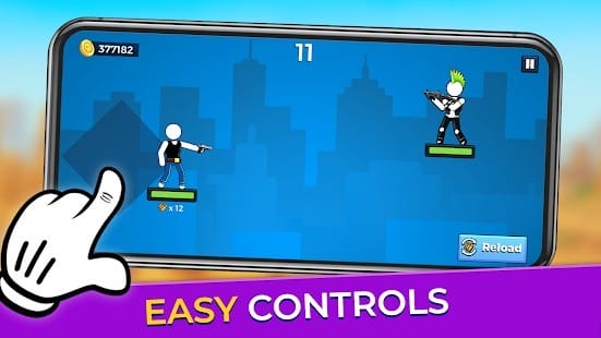 The gunner stickman gun hero mod apk1