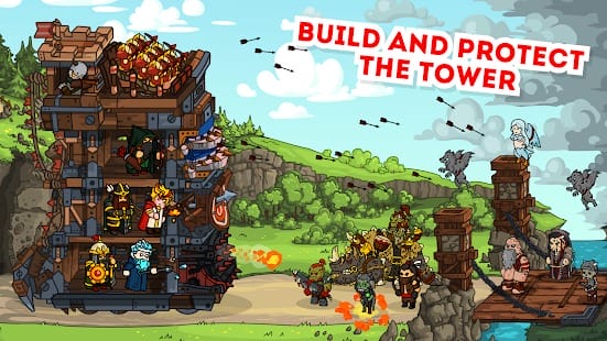 Towerlands strategy of tower defense mod apk1