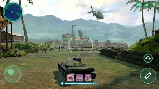 War machines tank army game mod apk1