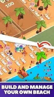 Beach club tycoon idle game mod apk1