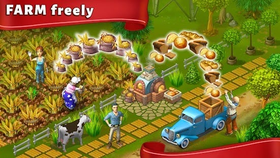 Jane's farm farming game 9.8.3 mod apk1