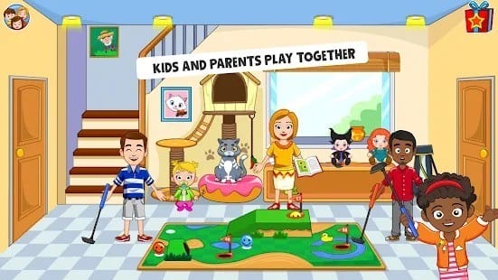 My town friends house game 1.23 mod apk1