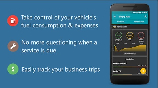 Simply auto car maintenance & mileage tracker app mod apk1