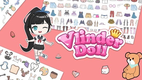 Vlinder doll dress up games 3.0.5 mod apk free shopping1