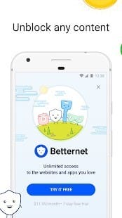Betternet Hotspot VPN Premium MOD APK 5.21.0 Unlocked Banner