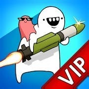 VIP Missile Dude RPG tap-shot MOD APK 107 Free shopping