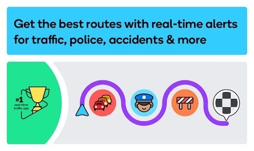 Waze gps maps traffic alerts & live navigation mod apk1