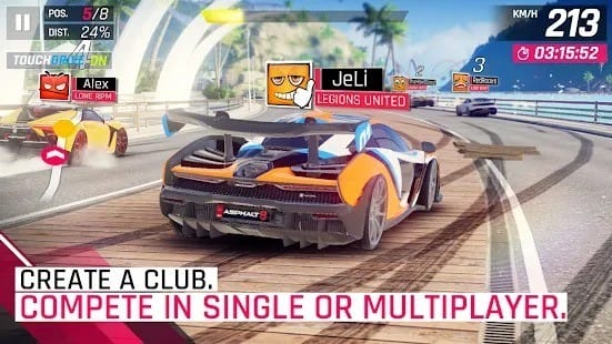 Asphalt 9 mod apk unlimited money5