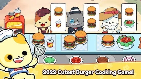 Burger Cats MOD APK 0.6.3 Free shopping Banner