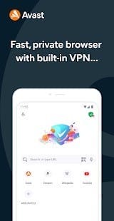 Avast Secure Browser Premium MOD APK 6.6.6 Unlocked Banner