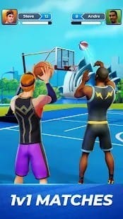 Basket Clash 1v1 Sports Games MOD APK 1.0.6 Unlimited Stamina Shooting Banner