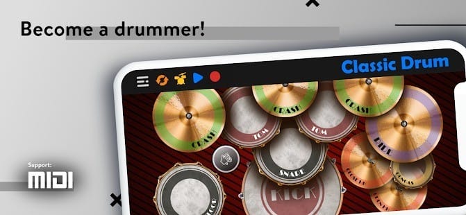 Classic drum electronic drums premium 8.1.1 mod apk unlocked1