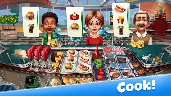 Cooking fever restaurant game mod apk1