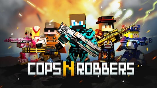 Cops n robbers pixel craft gun mod apk 12.0.1 mega menu1