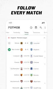 Fotmob soccer live scores mod apk1