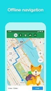 MAPS.ME Offline maps GPS Nav MOD APK 12.3.3-Google Banner