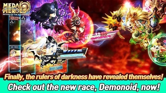 Medal heroes return of the summoners mod apk 3.2.6 god mode, one hit1