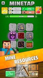 Minetap merge rpg clicker mod apk 2.0.10 free shopping1