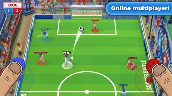 Soccer battle pvp football mod apk1