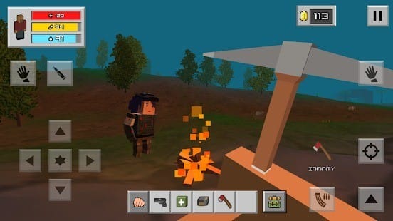 zombie craft survival mod apk