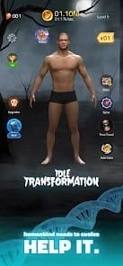 Idle transformation mod apk 3.0 unlimited crystal, spin1