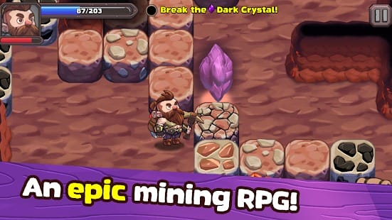 Mine quest 2 rpg mining game mod apk1