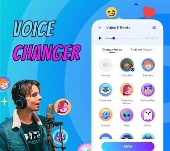 Voice changer voice effects voice changer premium apk mod 1.02.56.0522 unlocked1