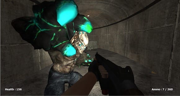 Zombie evil kill 6 horror bunker mod apk 1.9 dumb enemy1