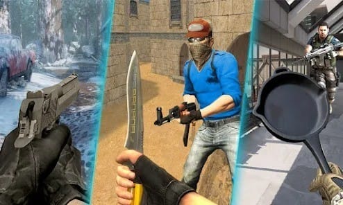 Anti terrorist shooting game mod apk 8.9 god mode, dumb enemy1